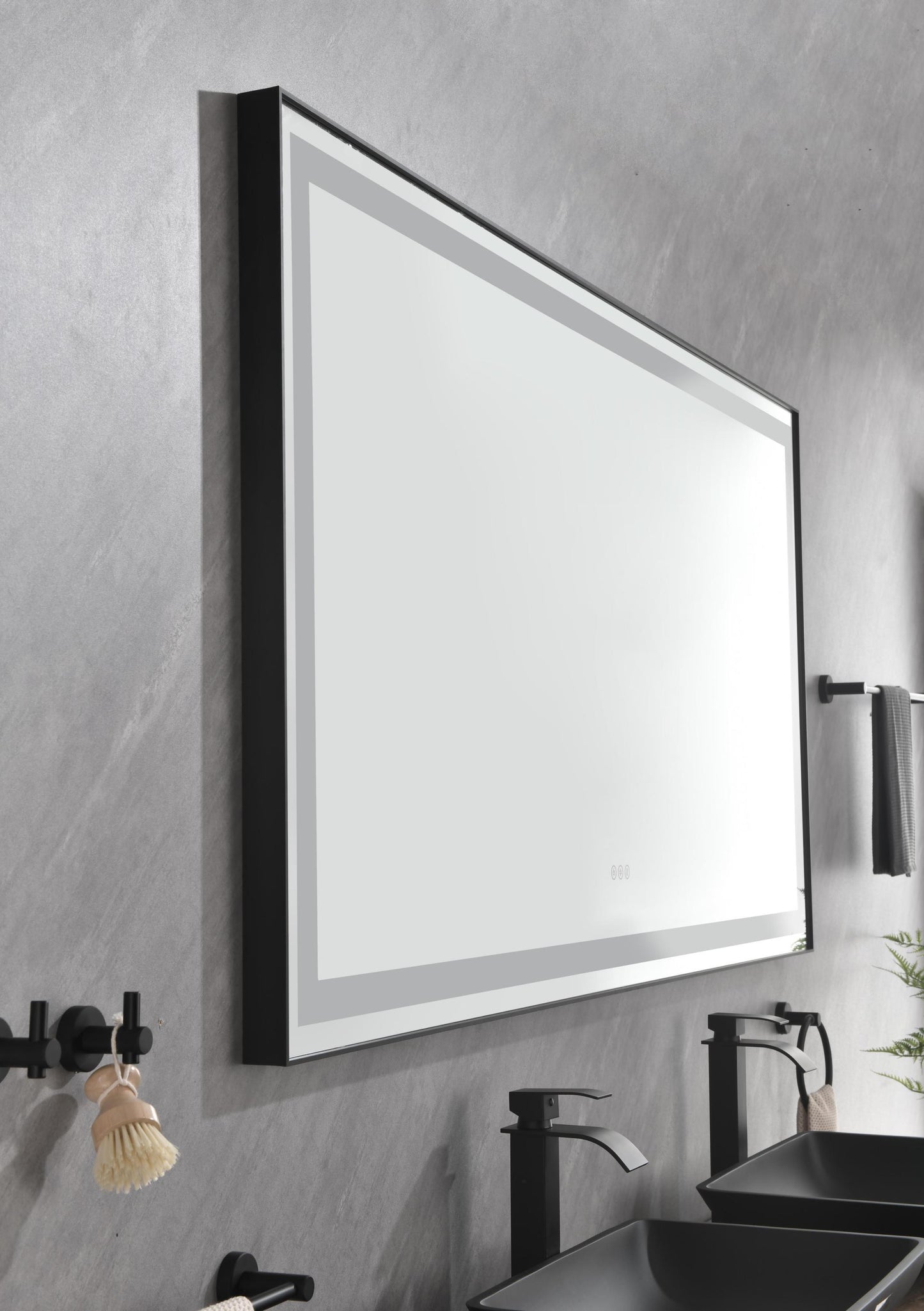 84*36 LED Lighted Bathroom Wall Mounted Mirror with High Lumen+Anti-Fog Separately Control

bedroom full-length mirror  bathroom led mirror  hair salon mirror