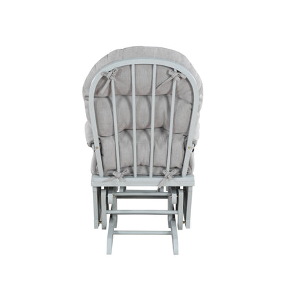 Madison Glider & Ottoman Gray/Oyster