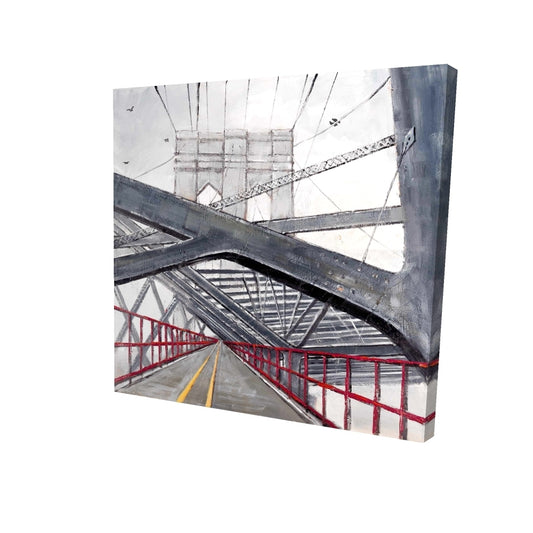 Under the brooklyn bridge - 08x08 Print on canvas