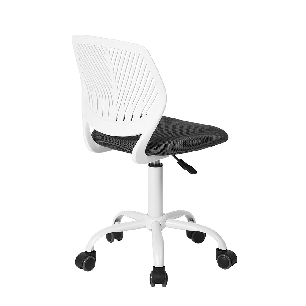 Plastic Task Chair/Office Chair - Grey & White