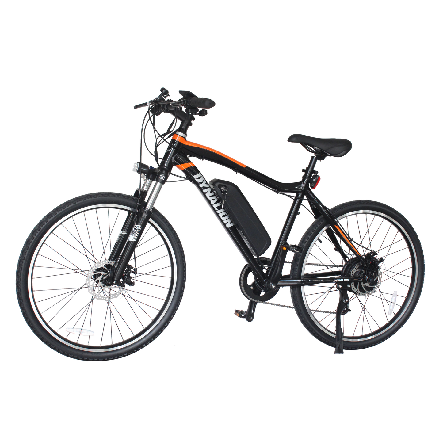 26\'\' Mountain Electric Bike for Adults Aluminum Alloy Frame 350W Motor 48V 12.8AH Removable Battery Shimano 7 Speed Suspension Fork for Various Road Conditions