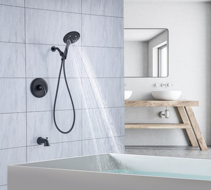 6 In. Detachable Handheld Shower Head Shower Faucet Shower System