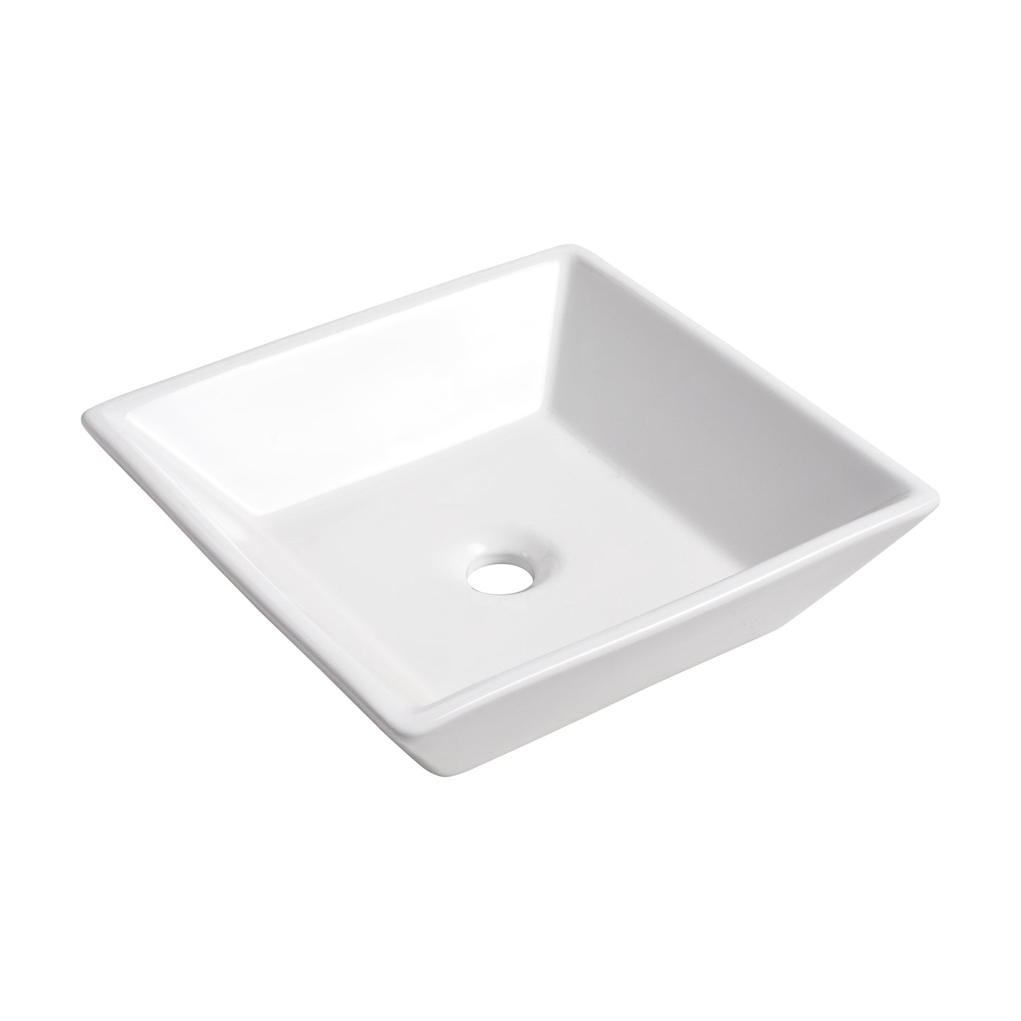 24 " Modern Design Float Bathroom Vanity With Ceramic Basin Set,  Wall Mounted White Oak Vanity  With Soft Close Door,KD-Packing，KD-Packing，2 Pieces Parcel（TOP-BAB101MOWH）