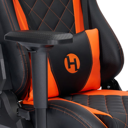 Techni Sport TS-84 Ergonomic High Back Racer Style PC Gaming Chair, Orange