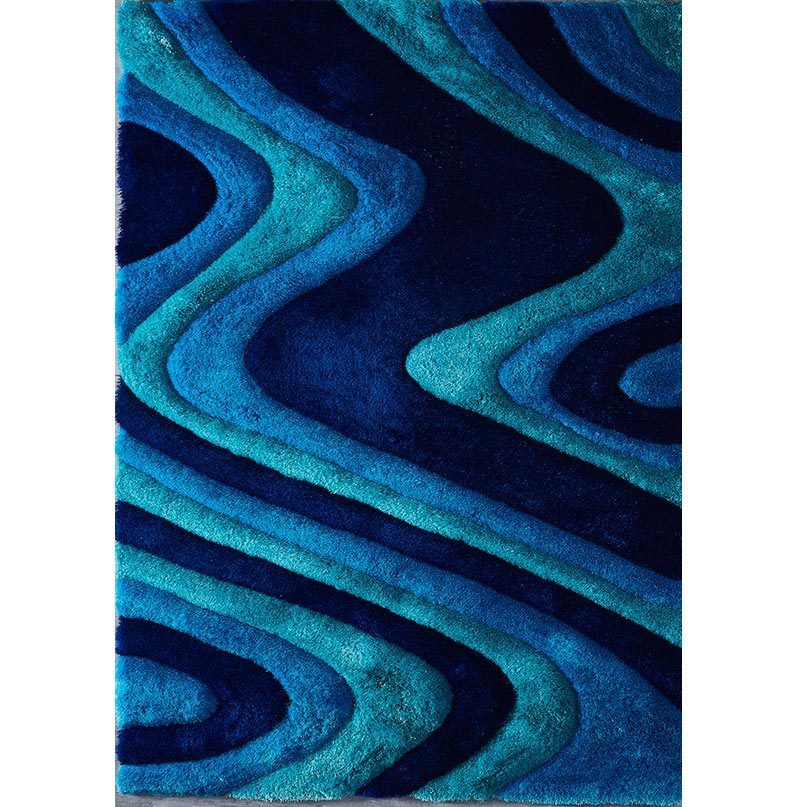 "3D Shaggy" Hand Tufted Area Rug