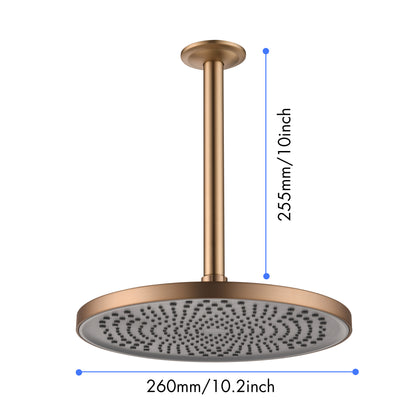 Shower Head - High Pressure Rain - Luxury Modern Look - No Hassle Tool-less 1-Min