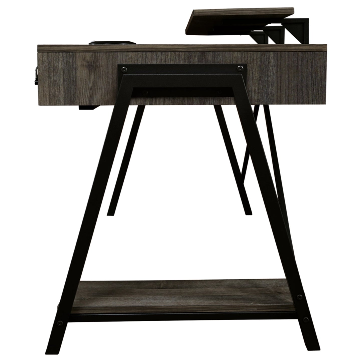 Ashley Contemporary Barolli Gaming Desk with Built-in Can Cooler H700-28