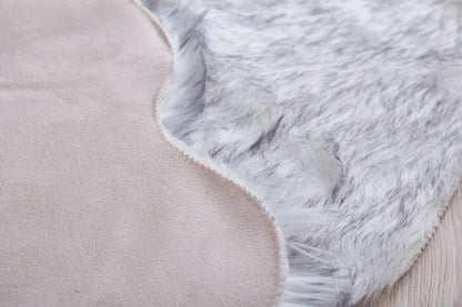 "Luxury Decorative" Hand Tufted Faux Fur Sheepskin Area Rug