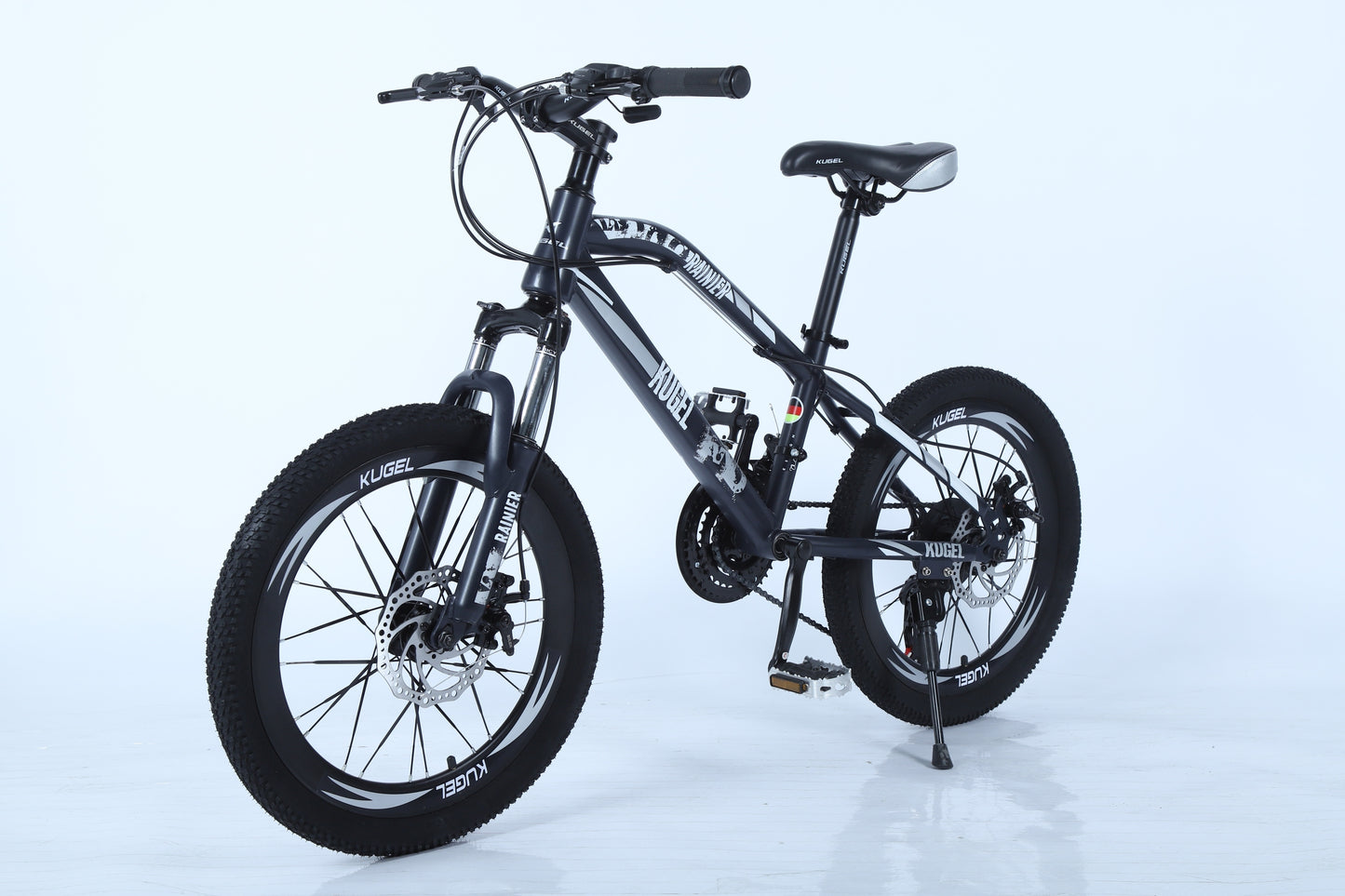 Kids RAINIER MODEL 20"STEEL MTB Bike Black/White