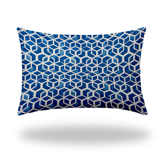 CUBE Indoor/Outdoor Soft Royal Pillow, Sewn Closed, 24x36