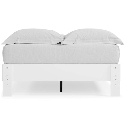 Ashley Piperton White Contemporary Full Platform Bed EB1221-112