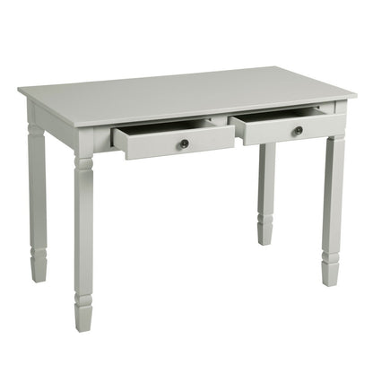 43.3'' Computer Board Desk with 2 Drawers - grey