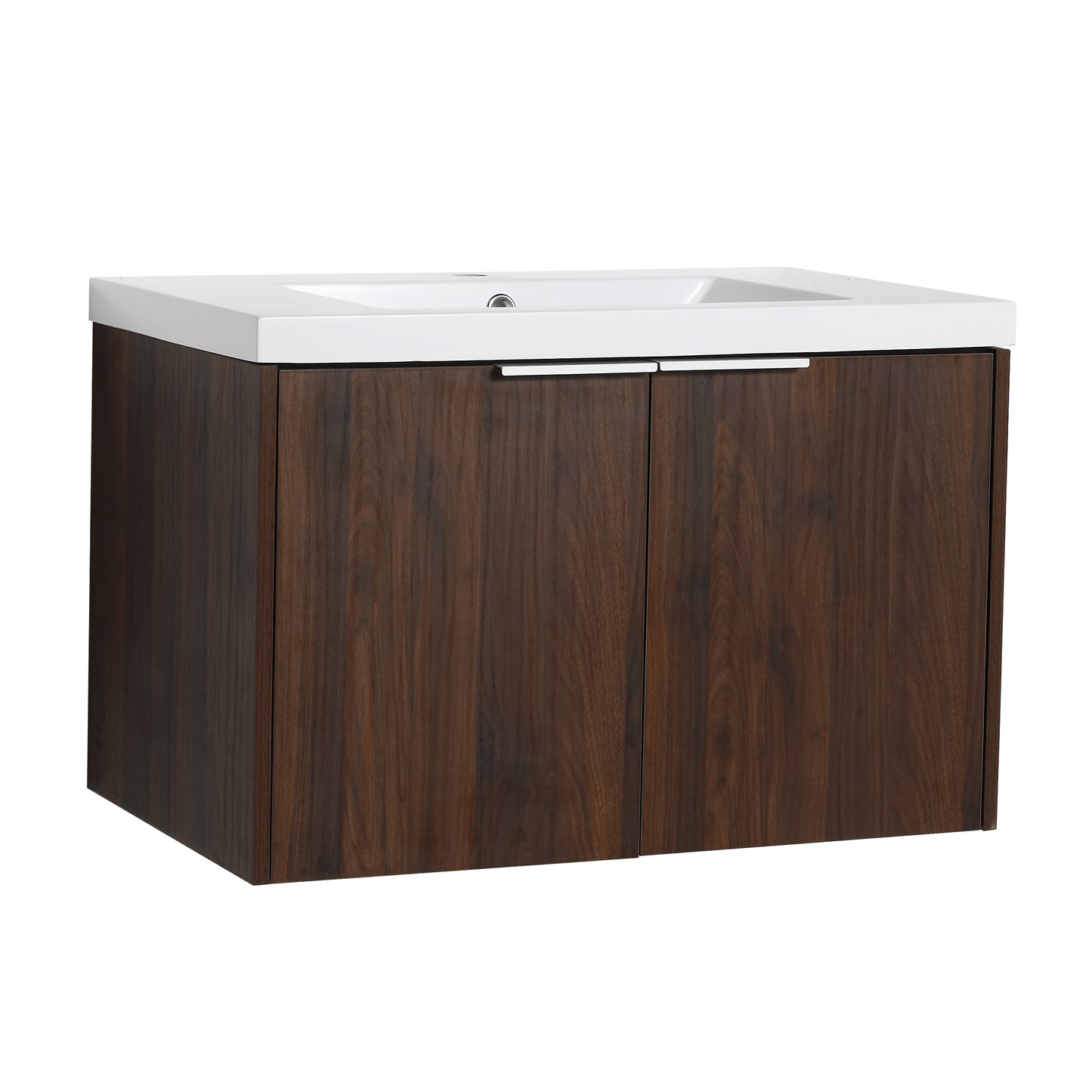 Soft Close Doors Bathroom Vanity With Sink,30 Inch For Small Bathroom,30x18-00630CAW（KD-Packing）