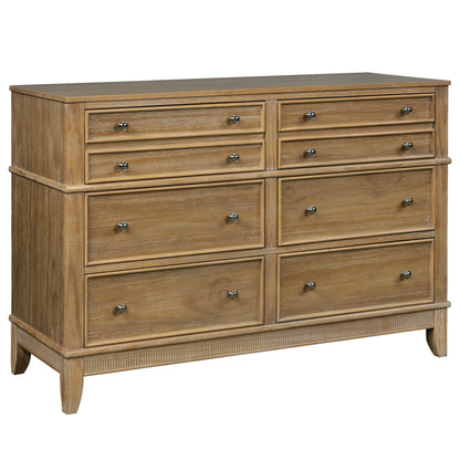 Hazel 6 Drawers Dresser Solid Wood