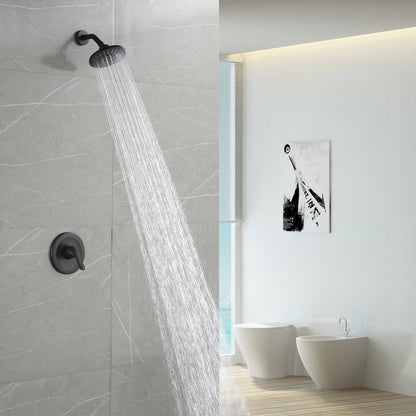 Pressure-Balanced Complete Shower System with Rough-in Valve