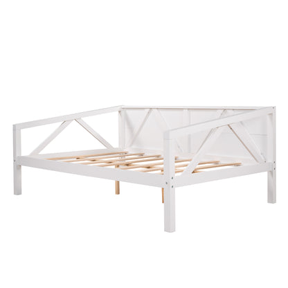 Full size Daybed, Wood Slat Support, White