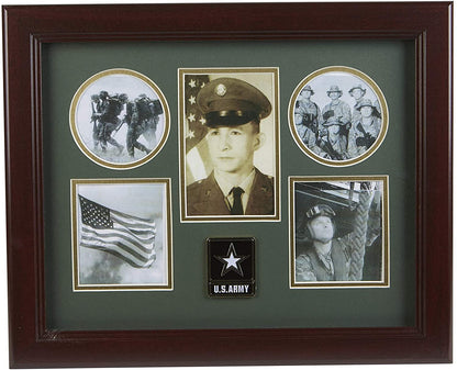 The Military Gift Store Products Frame Go Army Medallion 5-Picture Collage Frame. by The Military Gift Store