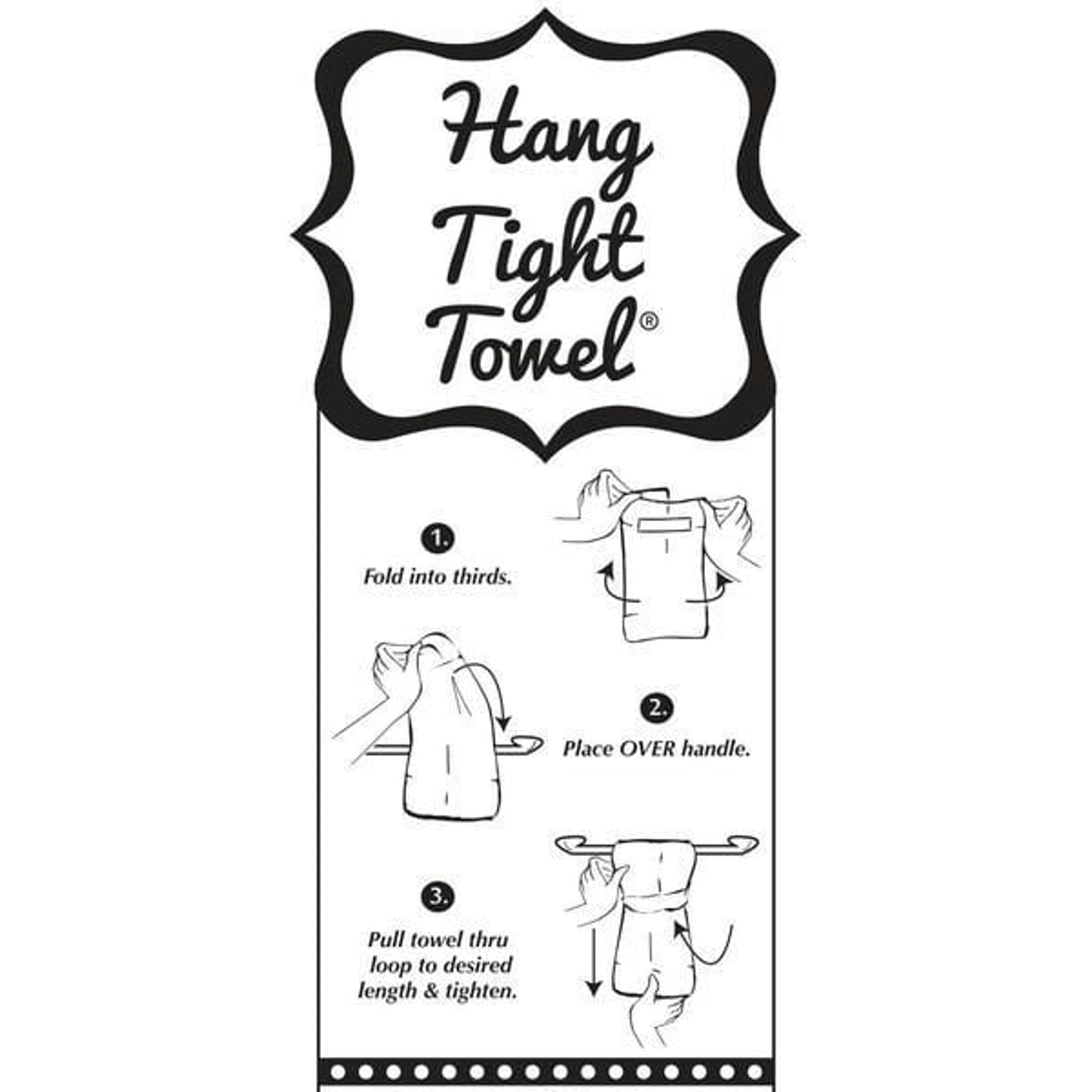 Screw It! Flour Sack Hang Tight Towel® by Karma Kiss