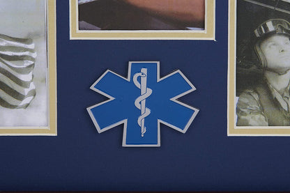 The Military Gift Store Products Frame Ems Medallion 5-Picture Collage Frame. by The Military Gift Store