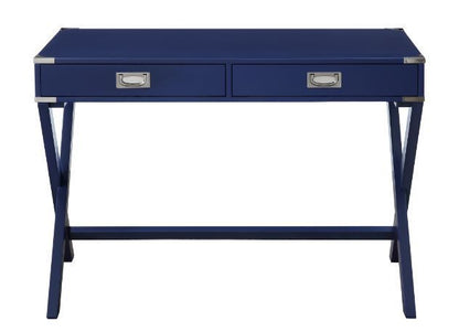 ACME Amenia Writing Desk, Navy Blue Finish 93008