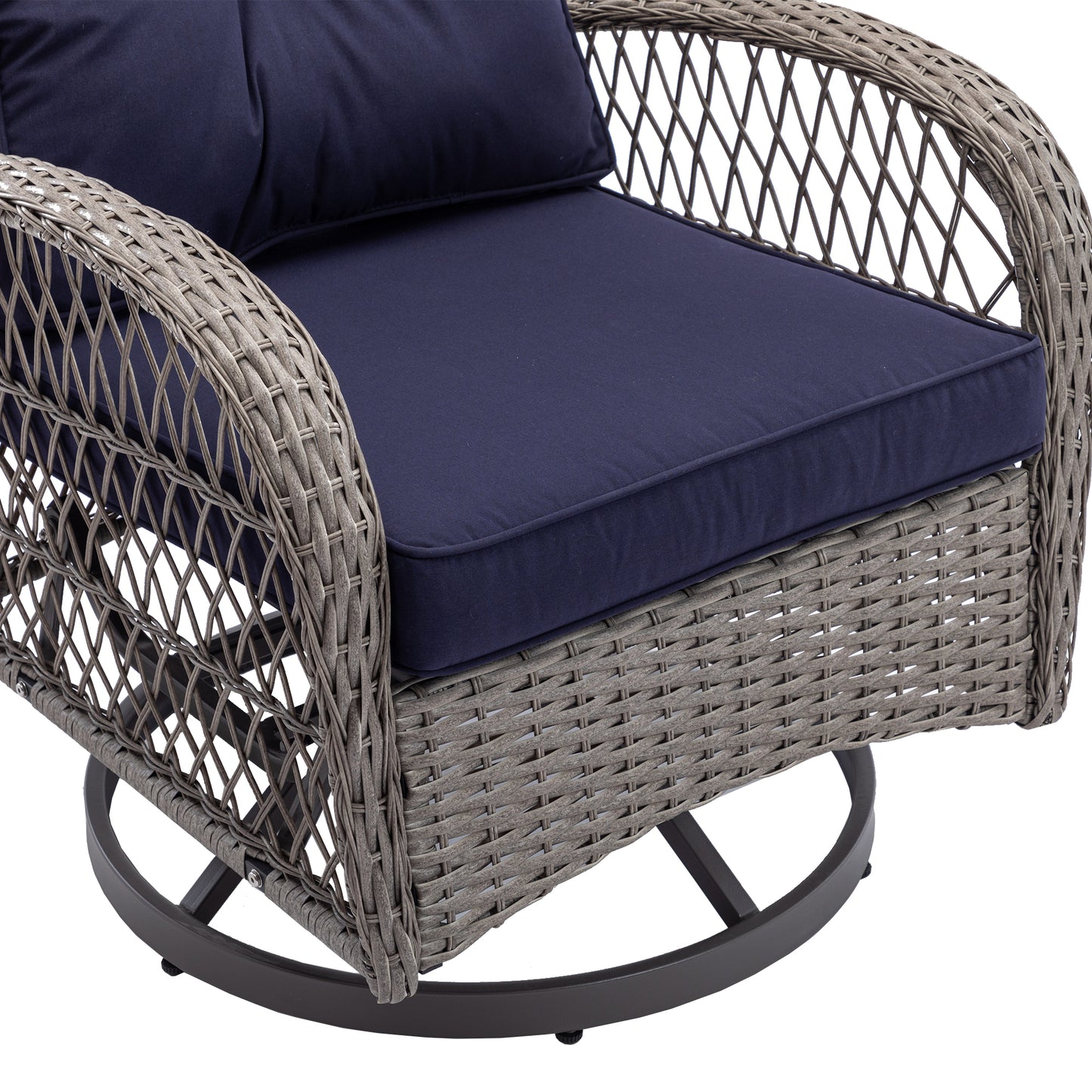 3pcs Outdoor Furniture Modern Wicker set