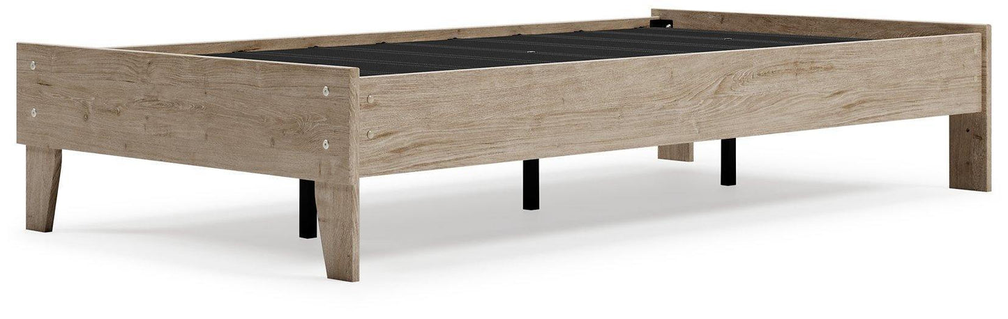 Ashley Oliah Natural Contemporary Twin Platform Bed EB2270-111