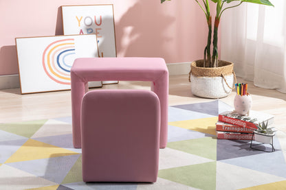 Beautiful Pink Color 1pc Convertible Armchair/Table for Kids