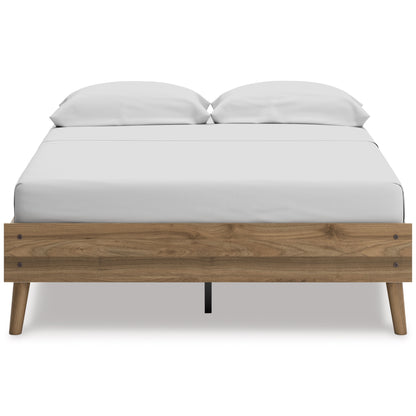 Ashley Aprilyn Honey Contemporary Full Platform Bed EB1187-112