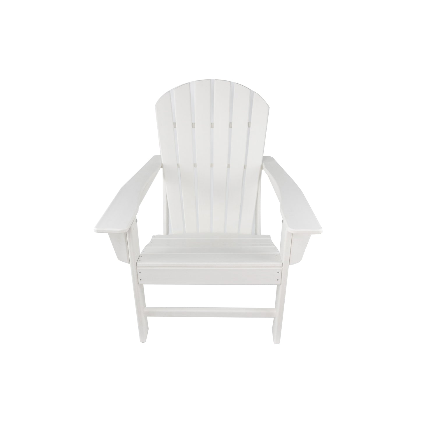 UM HDPE Resin Wood Adirondack Chair - White