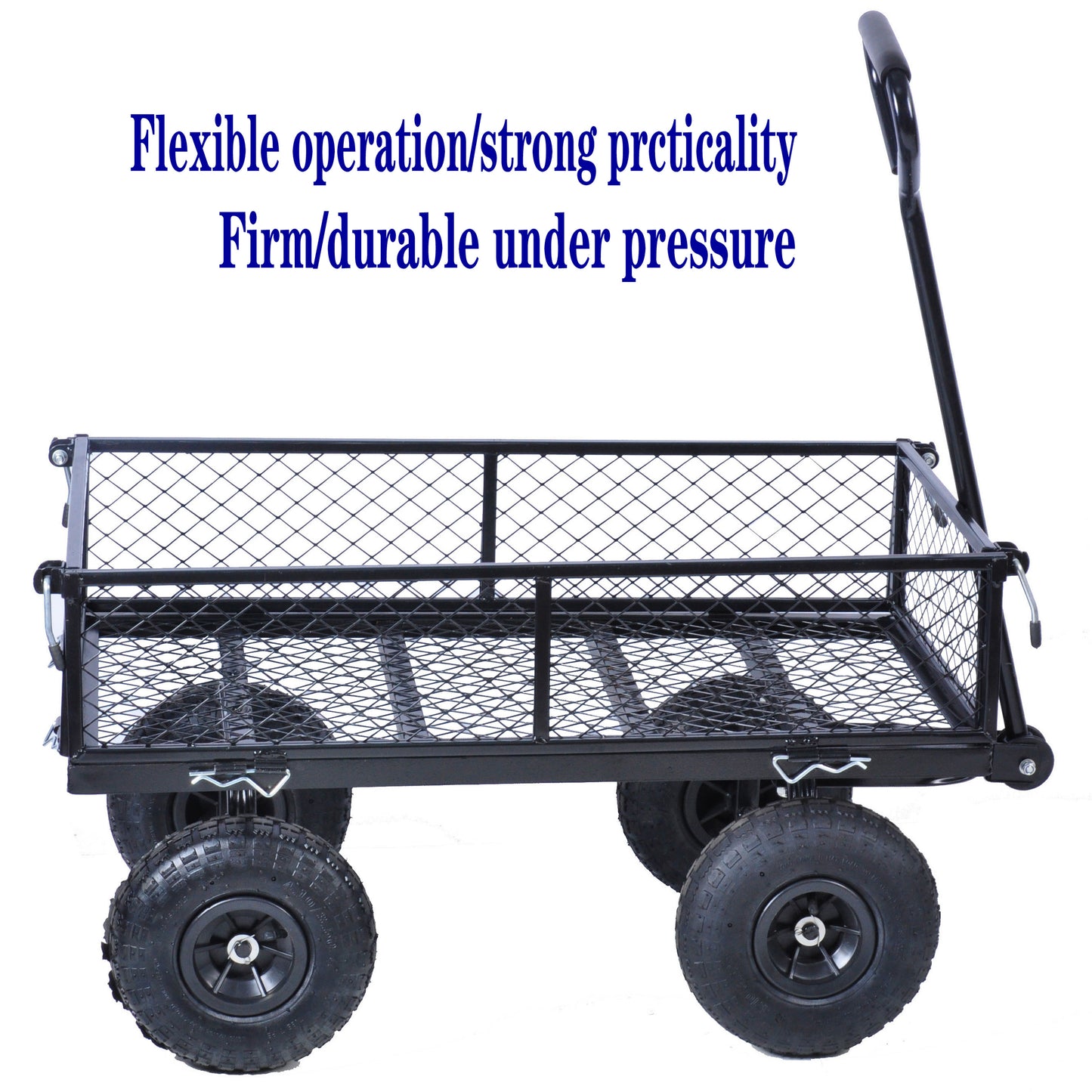 Wagon Cart Garden cart trucks make it easier to transport firewood TC1840BKG