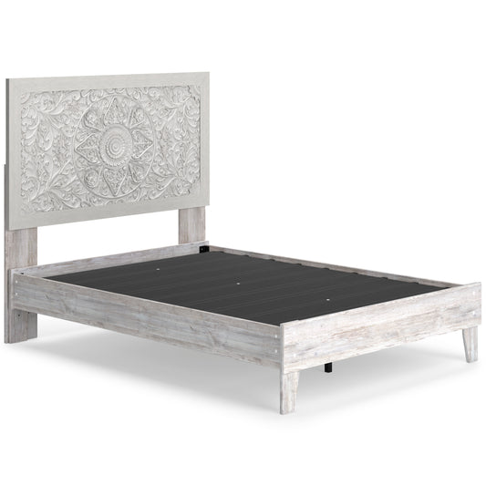 Ashley Paxberry Whitewashed Casual Full Panel Platform Bed EB1811B1