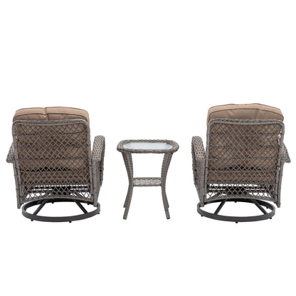 3pcs Outdoor Furniture Modern Wicker set