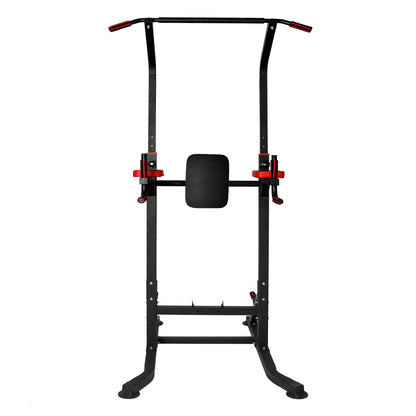 Power Tower Multi-Functional Pull Up Bar Dip Station Push Up Workout Exercise Equipment Height Adjustable Heavy Duty Strength Training Stand