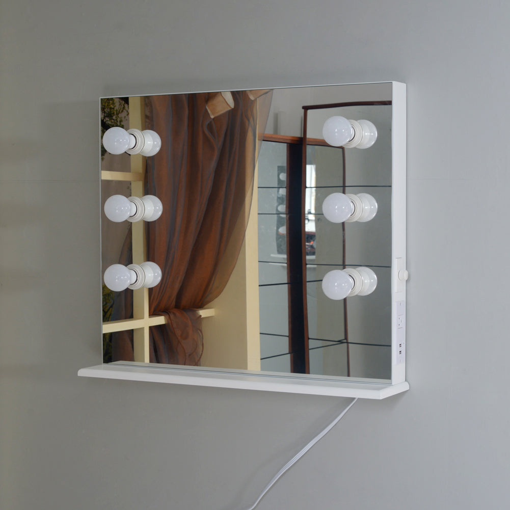 Bedroom Bathroom Furniture LED Illuminated Makeup Mirror