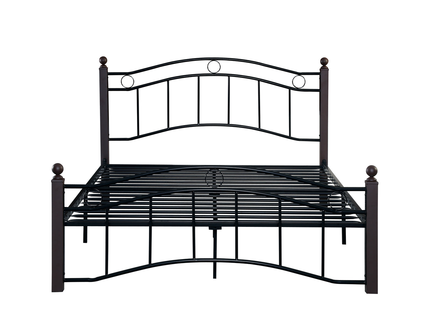 Full Size Metal Bed Frame with Headboard and Footboard