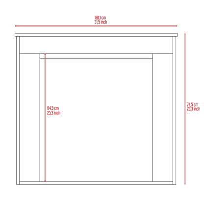 Berwick Rectangle Writing Desk Light Grey