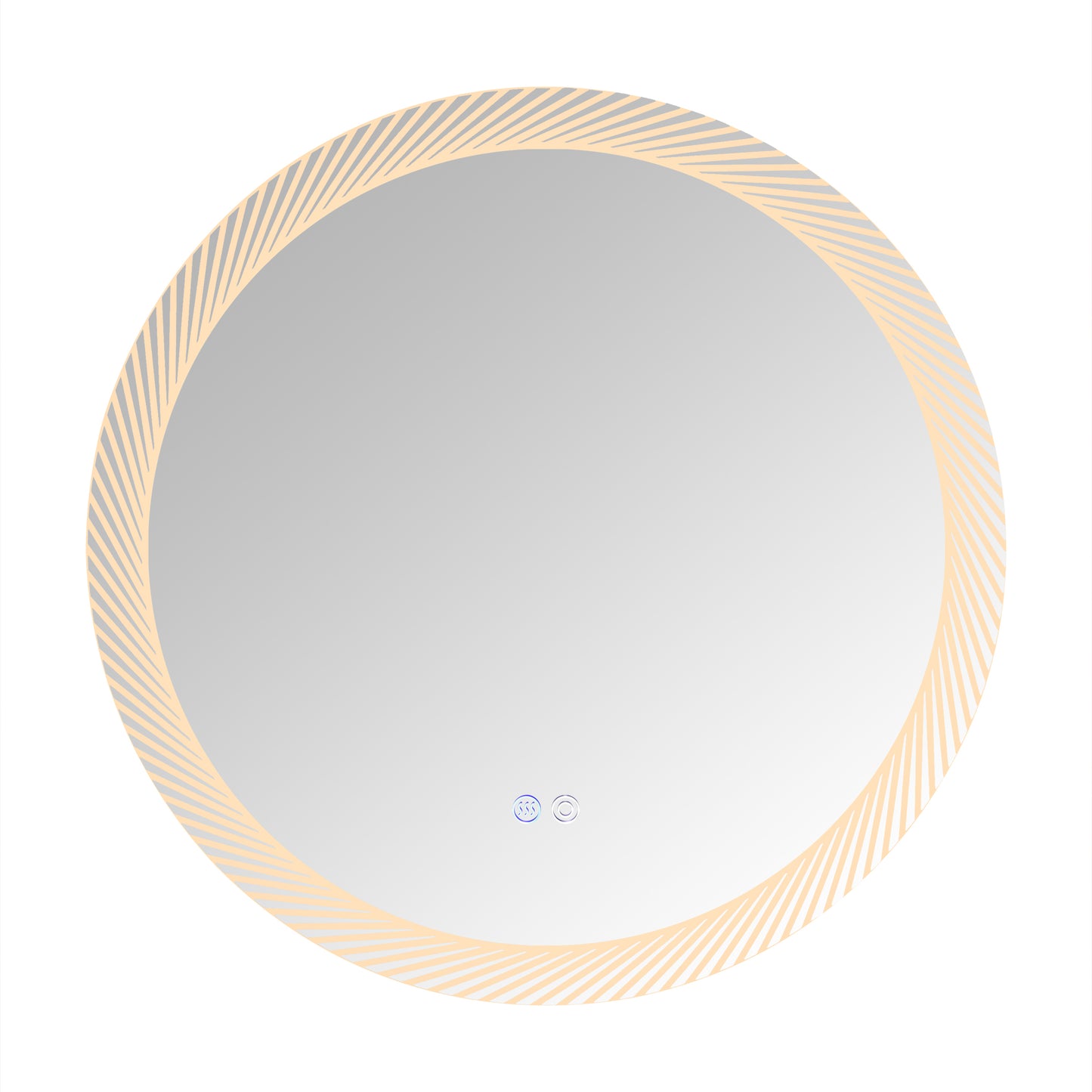 24 Inch Switch-Held Memory LED Mirror, Wall-Mounted Vanity Mirrors, Bathroom Anti-Fog Mirror, Dimmable Bathroom Mirror