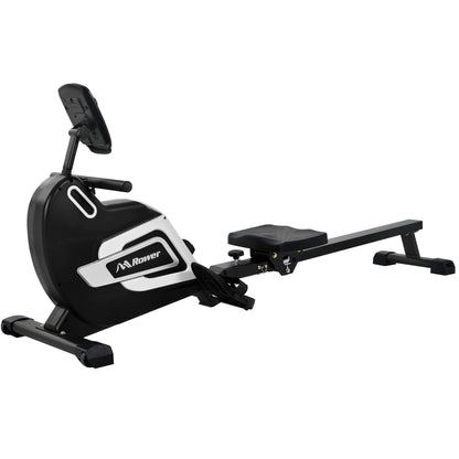 Magnetic Rowing Machine Folding Rower with 14 Level Resistance Adjustable, LCD Monitor and Tablet Holder for Foldable Rower Home Gym Cardio Workout
