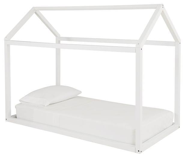 Ashley Flannibrook White Contemporary Twin House Bed Frame B082-261