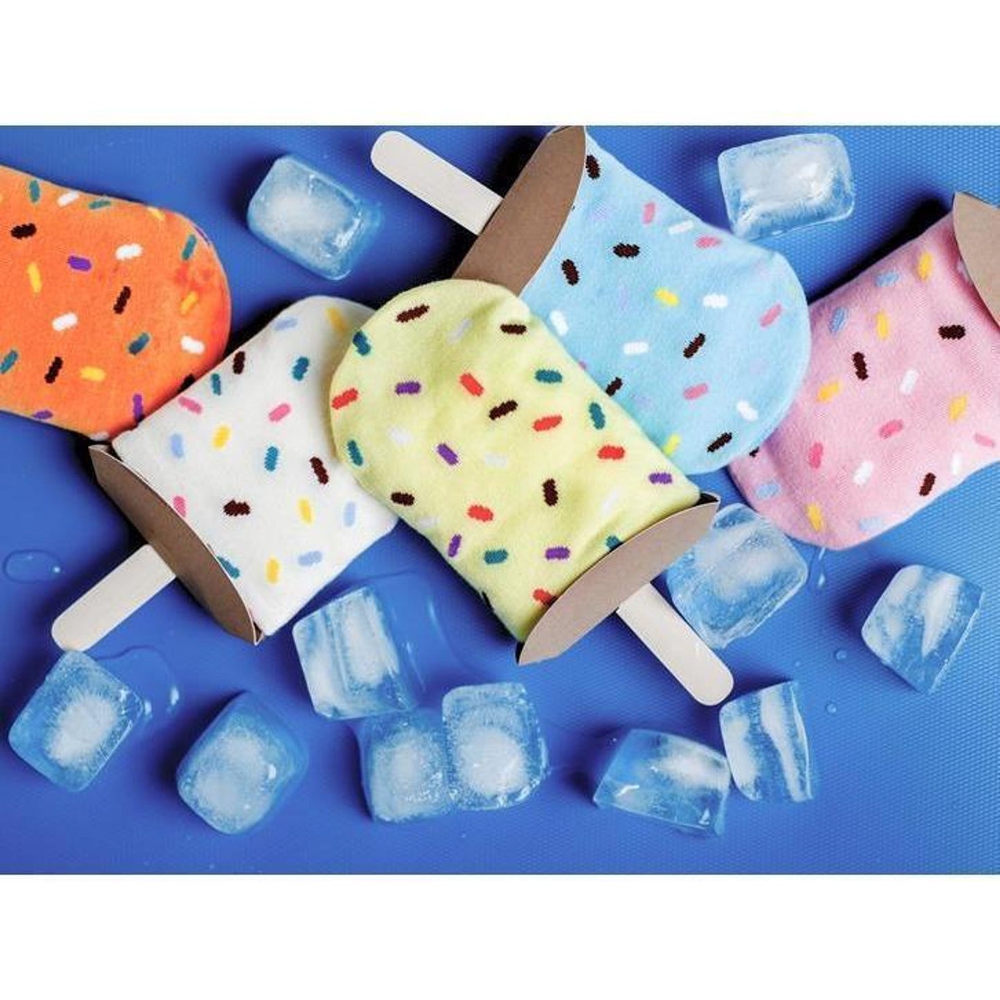 Ice Popsicle Socks - Coconut by Karma Kiss