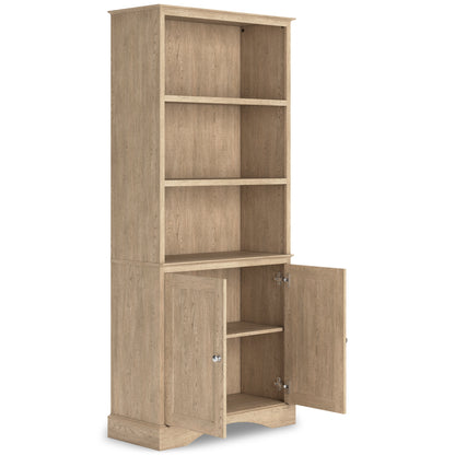 Ashley Elmferd Light Brown Contemporary 72" Bookcase H302-17