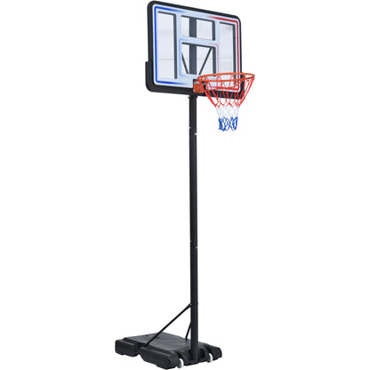 Portable Basketball Hoop Basketball System 4.76-10ft Height Adjustment for Youth Adults LED Basketball Hoop Lights, Colorful lights, Waterproof，Super Bright to Play at Night Outdoors,Good Gift for Kid