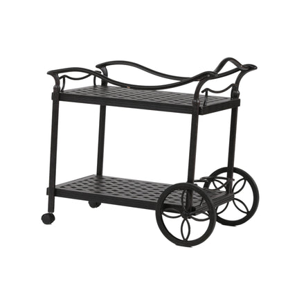 Tea Cart, Dark Lava Bronze