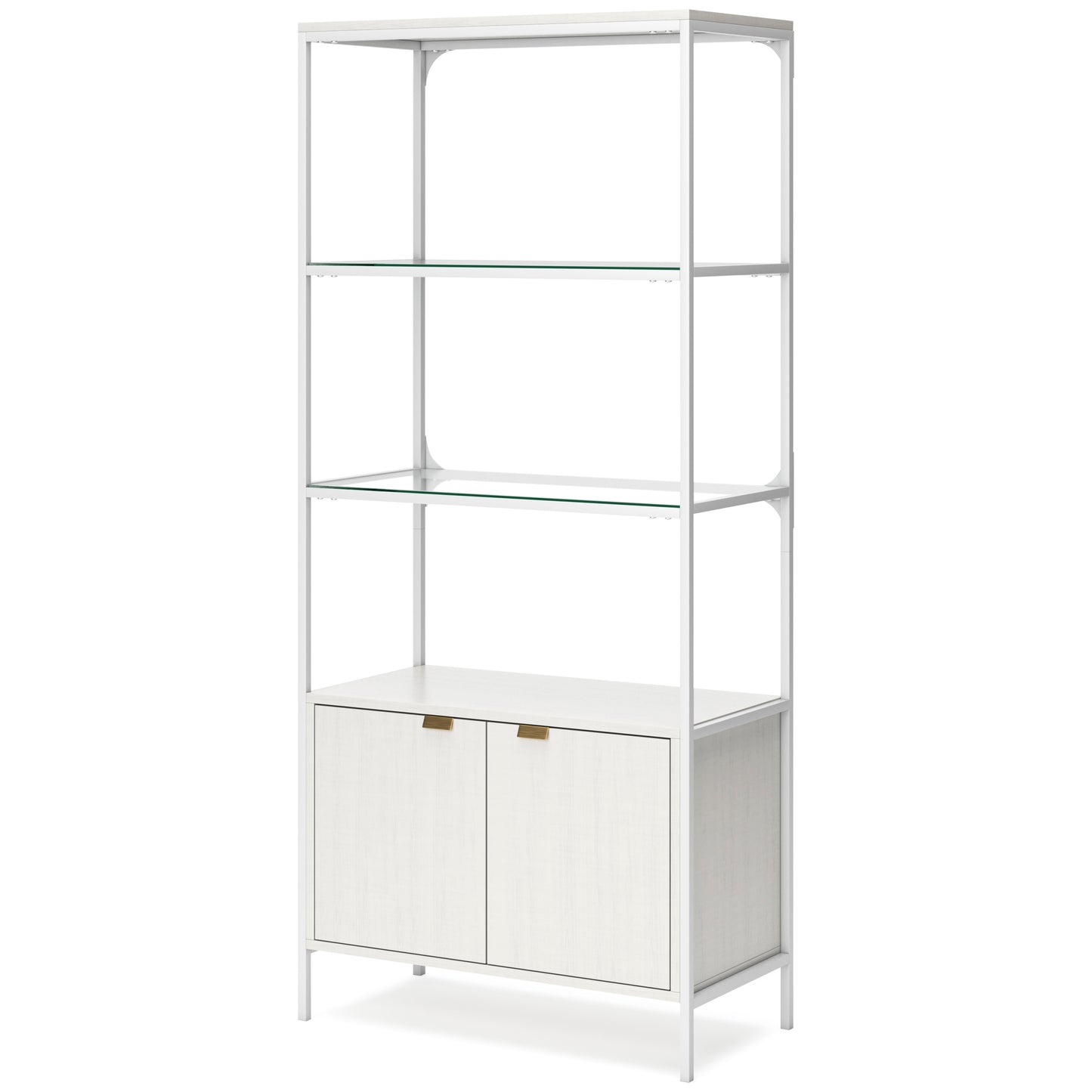 Ashley Deznee White Contemporary Large Bookcase H162-17