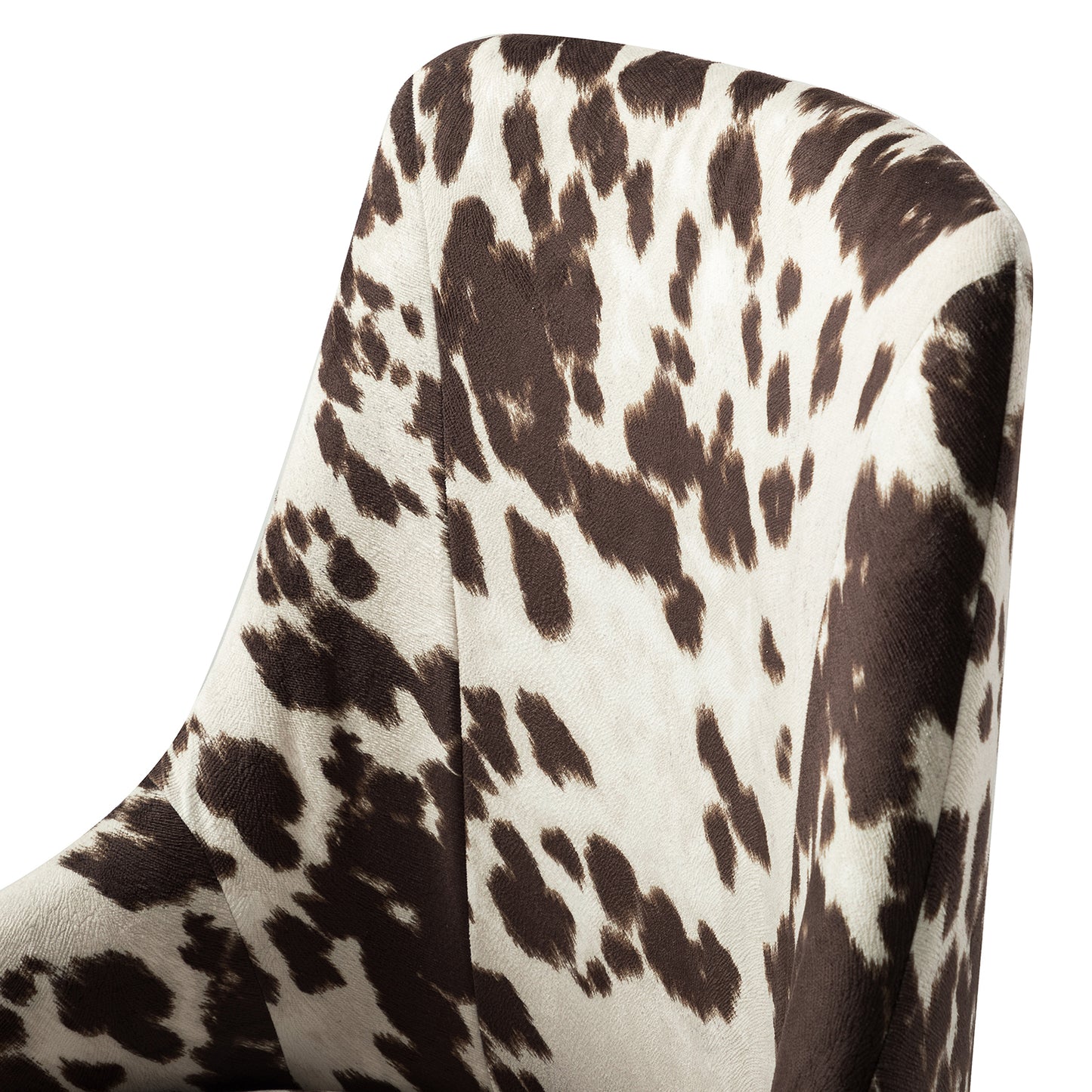 Juan Printed Fabric Office Chair with Foam Cushion