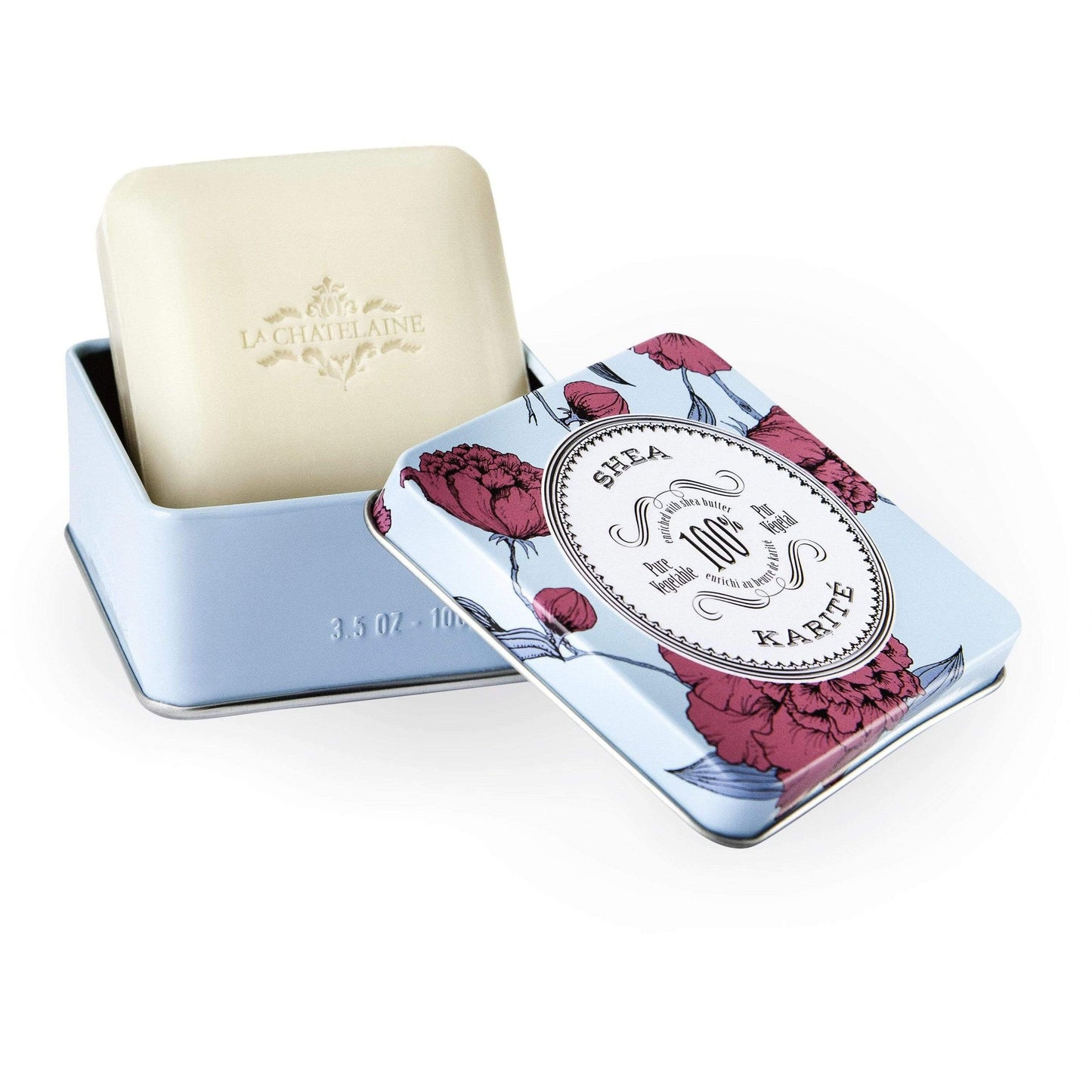 La Chatelaine Shea Travel Soap In A Tin by Karma Kiss