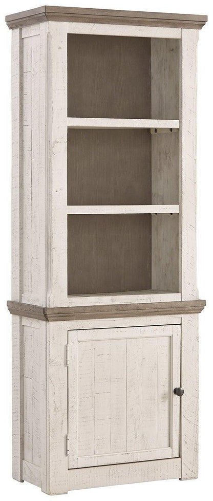 Ashley Havalance Two-tone Casual Left Pier Cabinet W814-33