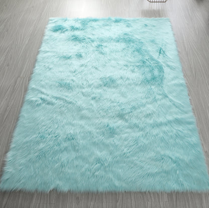 "Cozy Collection" Ultra Soft Fluffy Faux Fur Sheepskin Area Rug