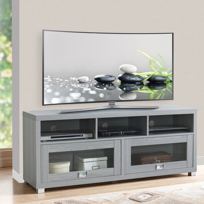 Techni Mobili Durbin TV Stand for TVs up to 75in, Grey