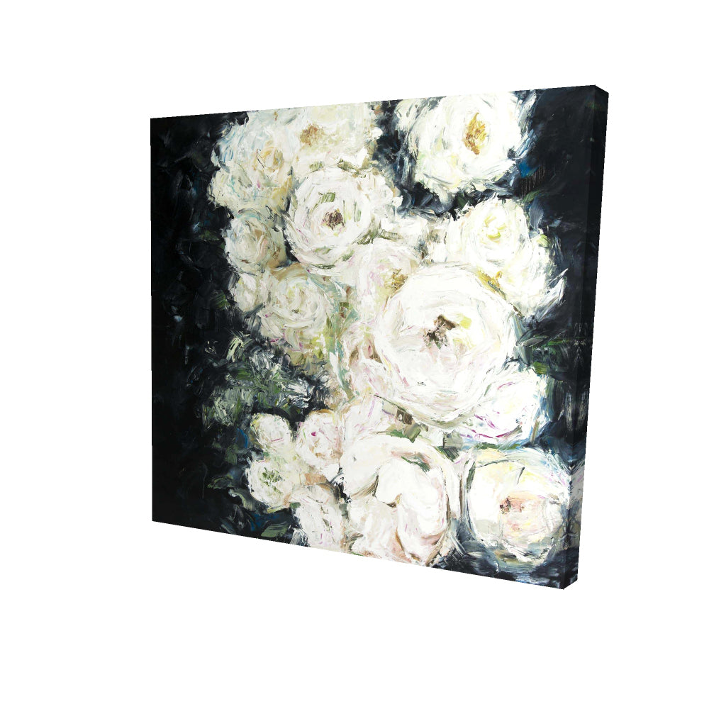 Garden roses - 08x08 Print on canvas